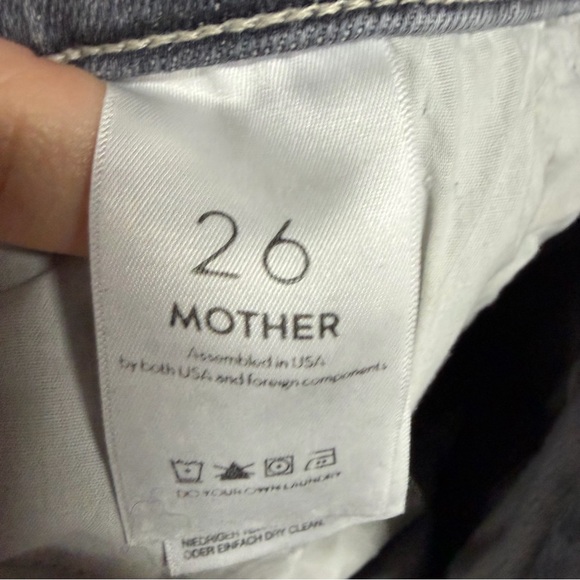 MOTHER The Tomcat Kick Fray Short in Shadows In The Grass Size 26 - Picture 6 of 7